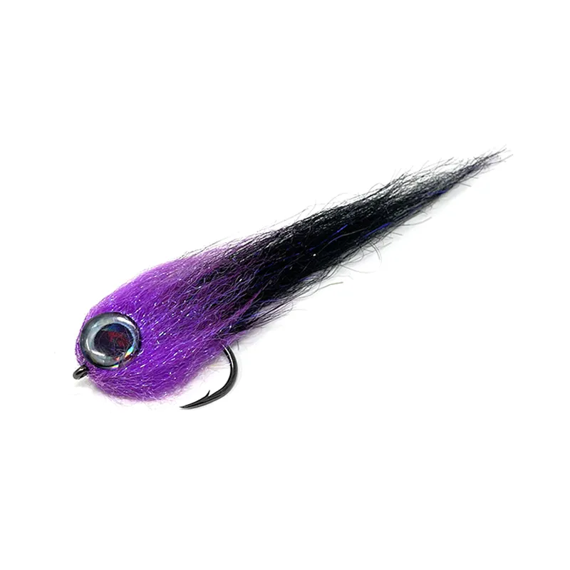 Lavezzinifly - Saltwater Streamer - Big Game Purple Black