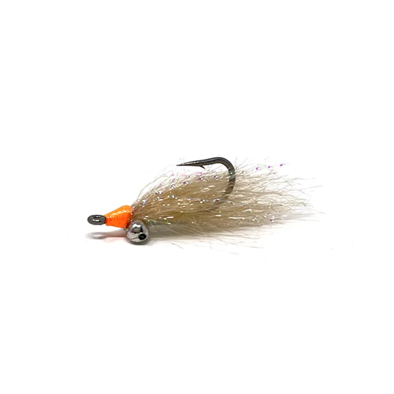 Lavezzinifly - Saltwater Streamer - Crazy Charlie Tan Orange
