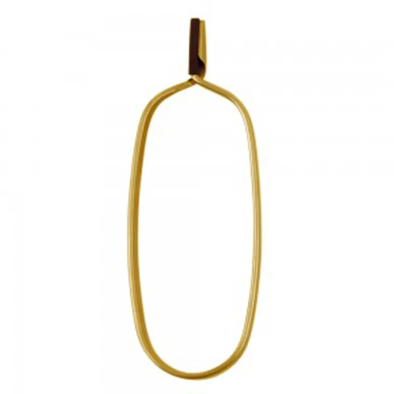 Dr. Slick - Hackle Plier w/Rubber Tubing on One Jaw - Gold - Brass