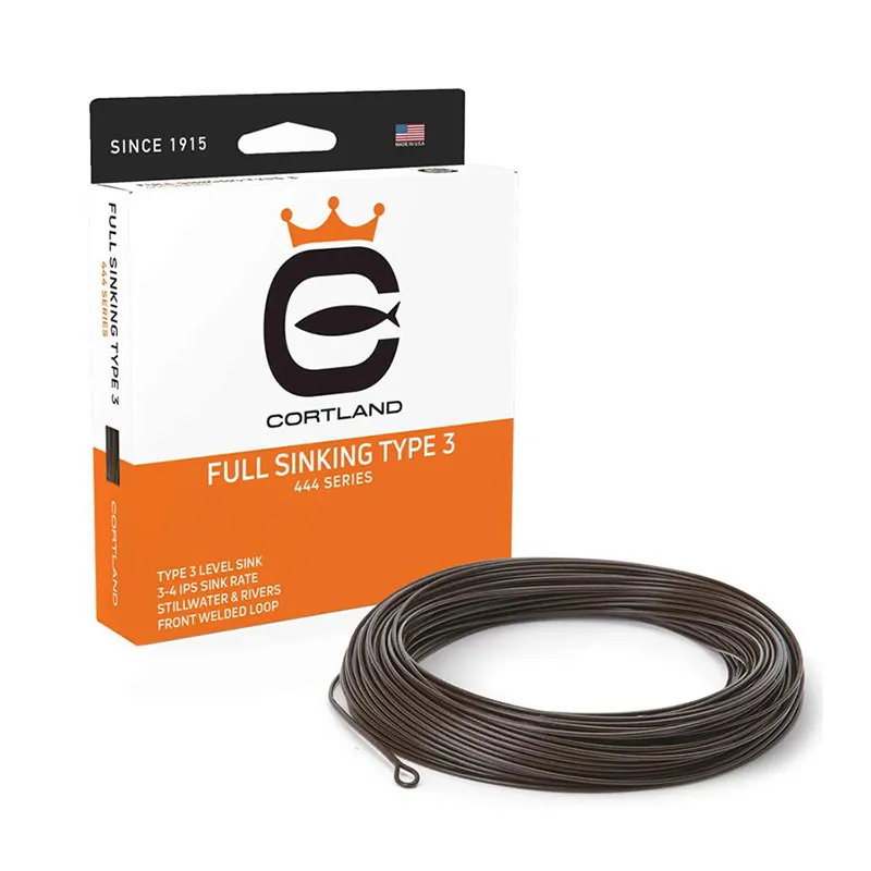 Cortland - Fly Line - 444 Classic Series - Full Sinking Type 3