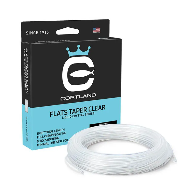 Cortland - Fly Line - Liquid Crystal Series - Flats Taper Clear