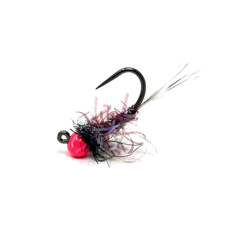 LYT Series - #18 - Nymph Jig UV Fluo Pink