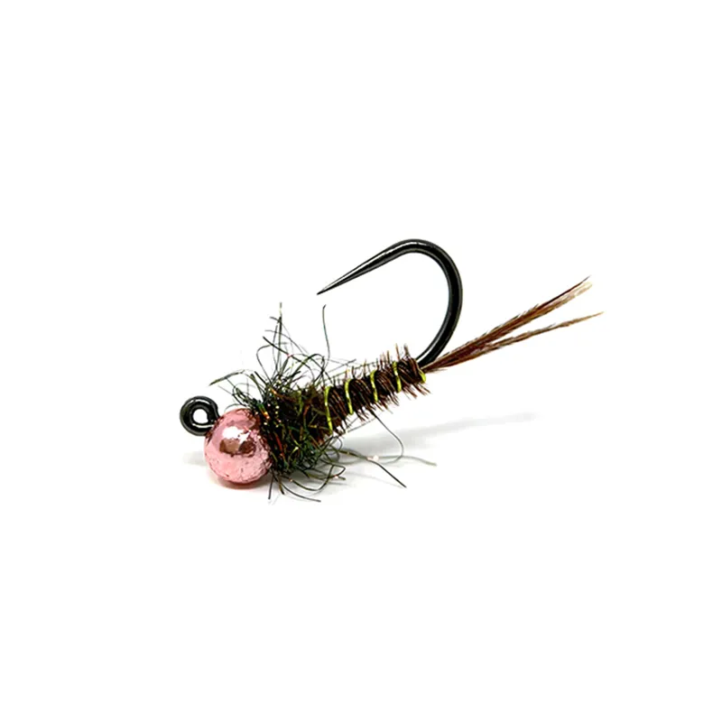 LYT Series - #21 - Nymph Jig Pheasant Tail Lt. Pink