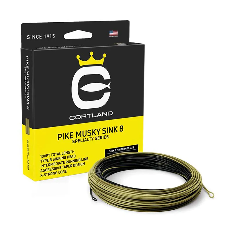 Cortland - Fly Line - Speciality Series - Pike Musky Sink 8