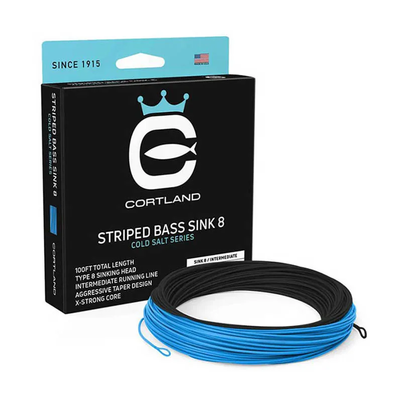 Cortland - Fly Line - Cold Salt Series - Striped Bass Sink 8