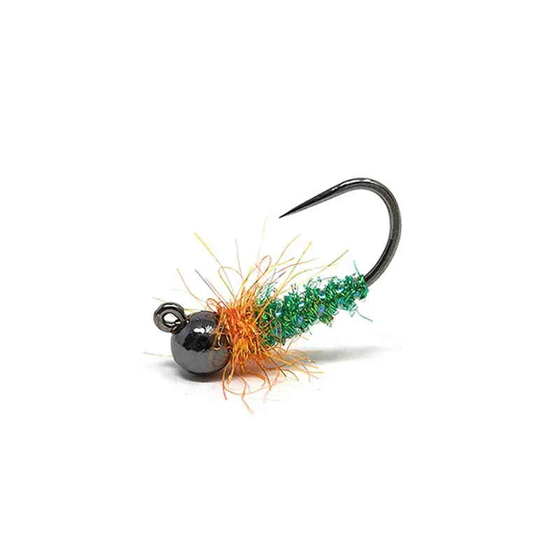 LYT Series - #26 - Nymph Jig Green & Orange