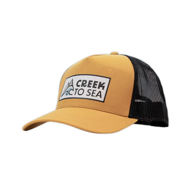 Creek to Sea - Box Logo Trucker Cap