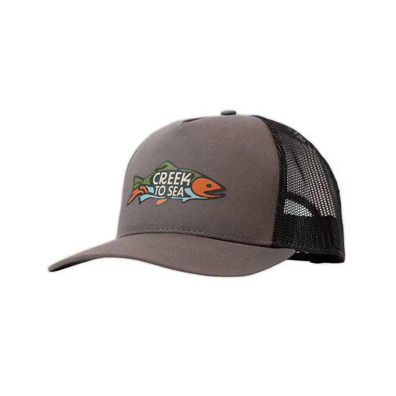 Creek to Sea - Fish Logo Trucker Cap