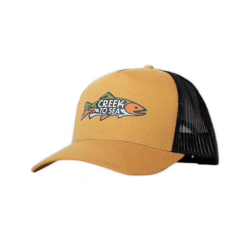 Creek to Sea - Fish Logo Trucker Cap