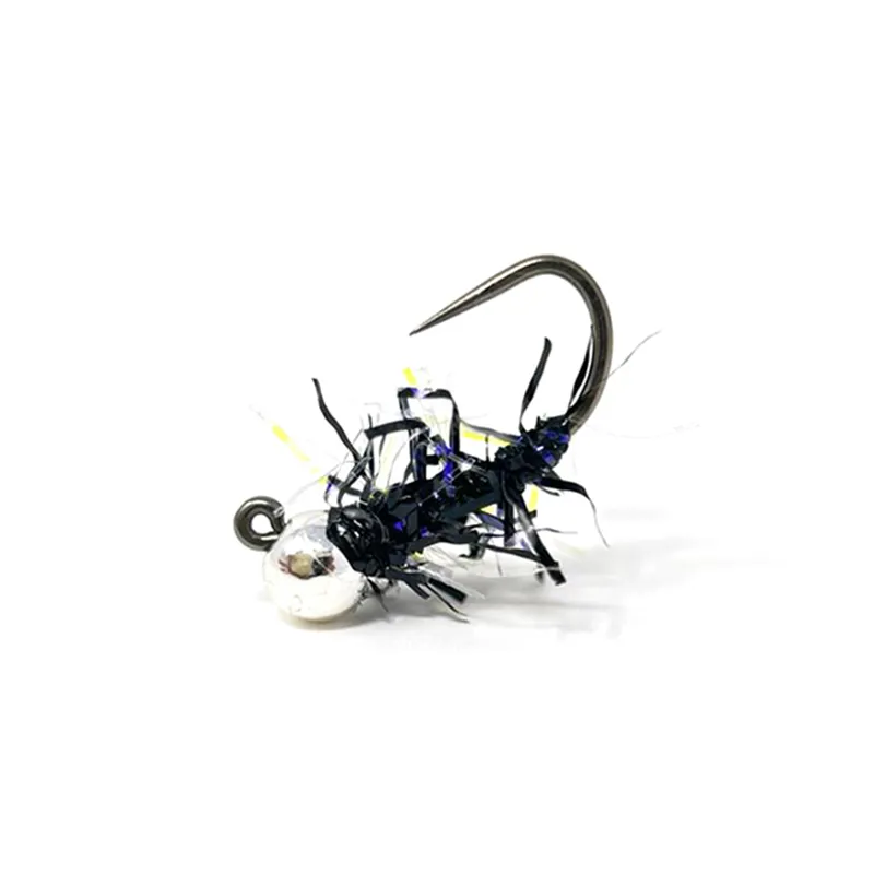 Lavezzinifly - Pro Nymph - Jig UV Black & Silver