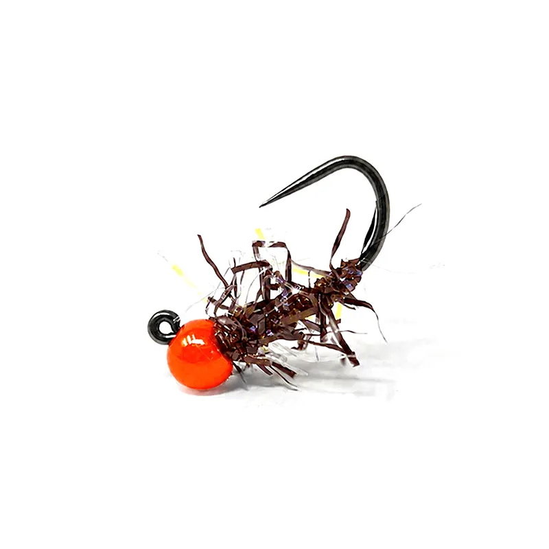 Lavezzinifly - Pro Nymph - Jig UV Brown & Fluo Orange