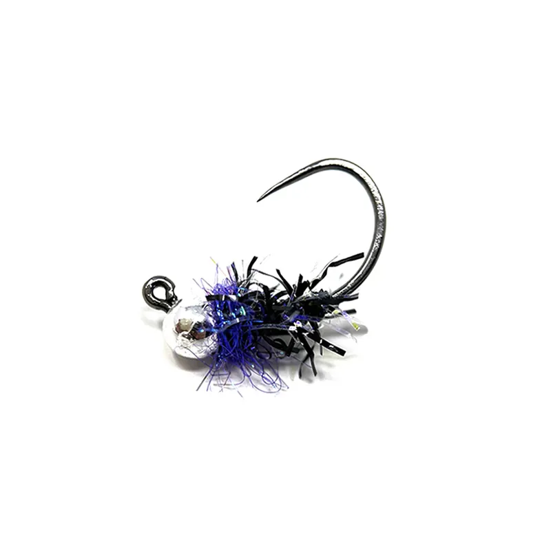 Lavezzinifly - Nymph - Jig Black UV Violet & Silver