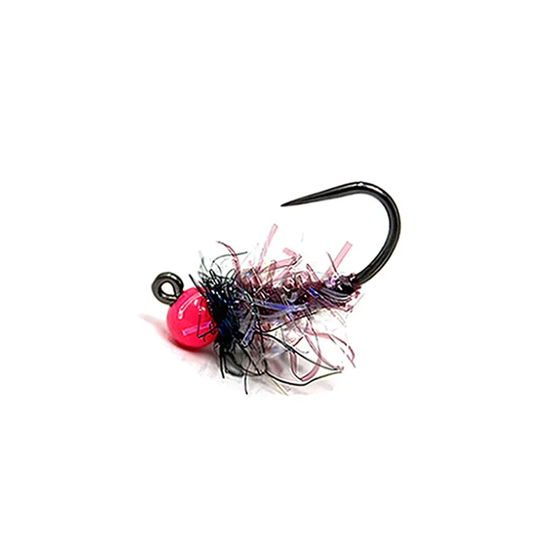 Lavezzinifly - Nymph - Jig Brown UV Black & Fluo Pink