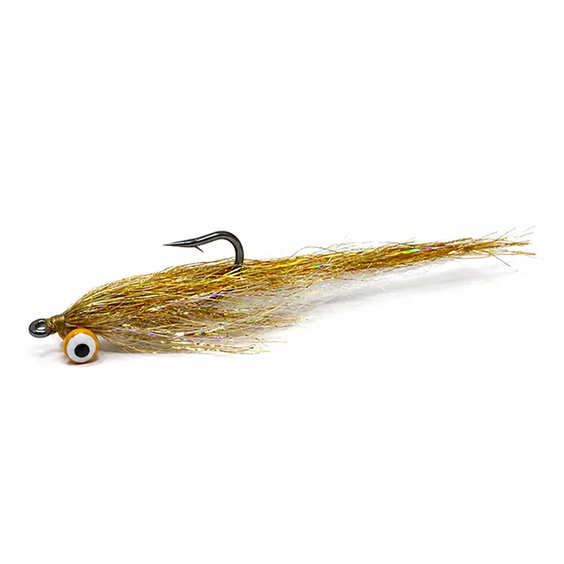 Lavezzinifly - Streamer - Clouser Minnow Tan & White