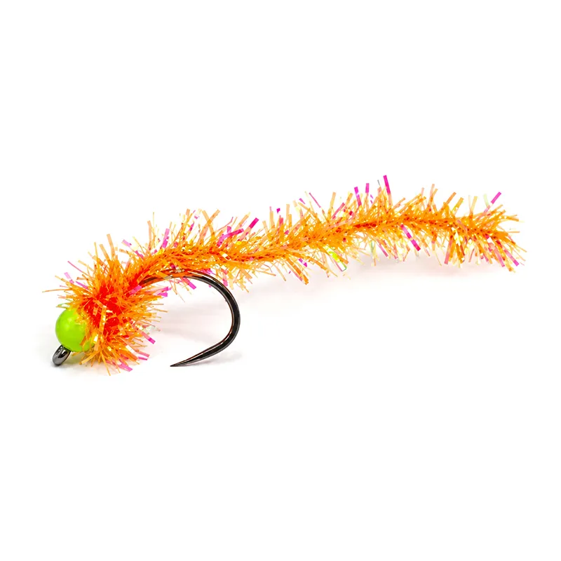Lavezzinifly - Worm - Fluo Orange & Chartreuse