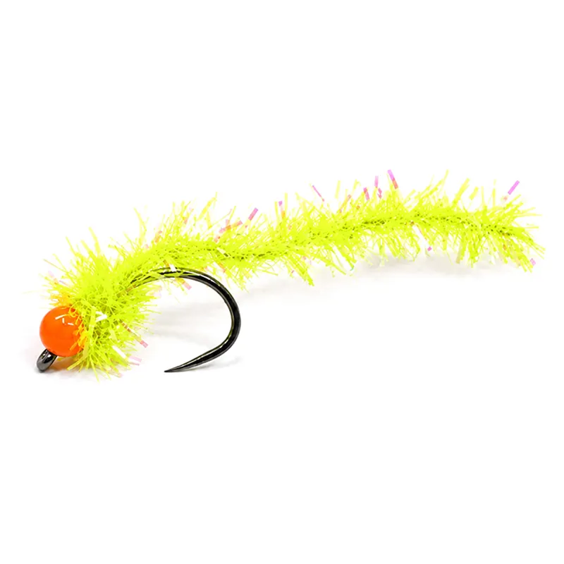 Lavezzinifly - Worm - Fluo Yellow & Orange